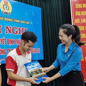 Công đoàn phường Thống Nhất (Gia Lai): Đến với người lao động từ những việc làm thiết thực