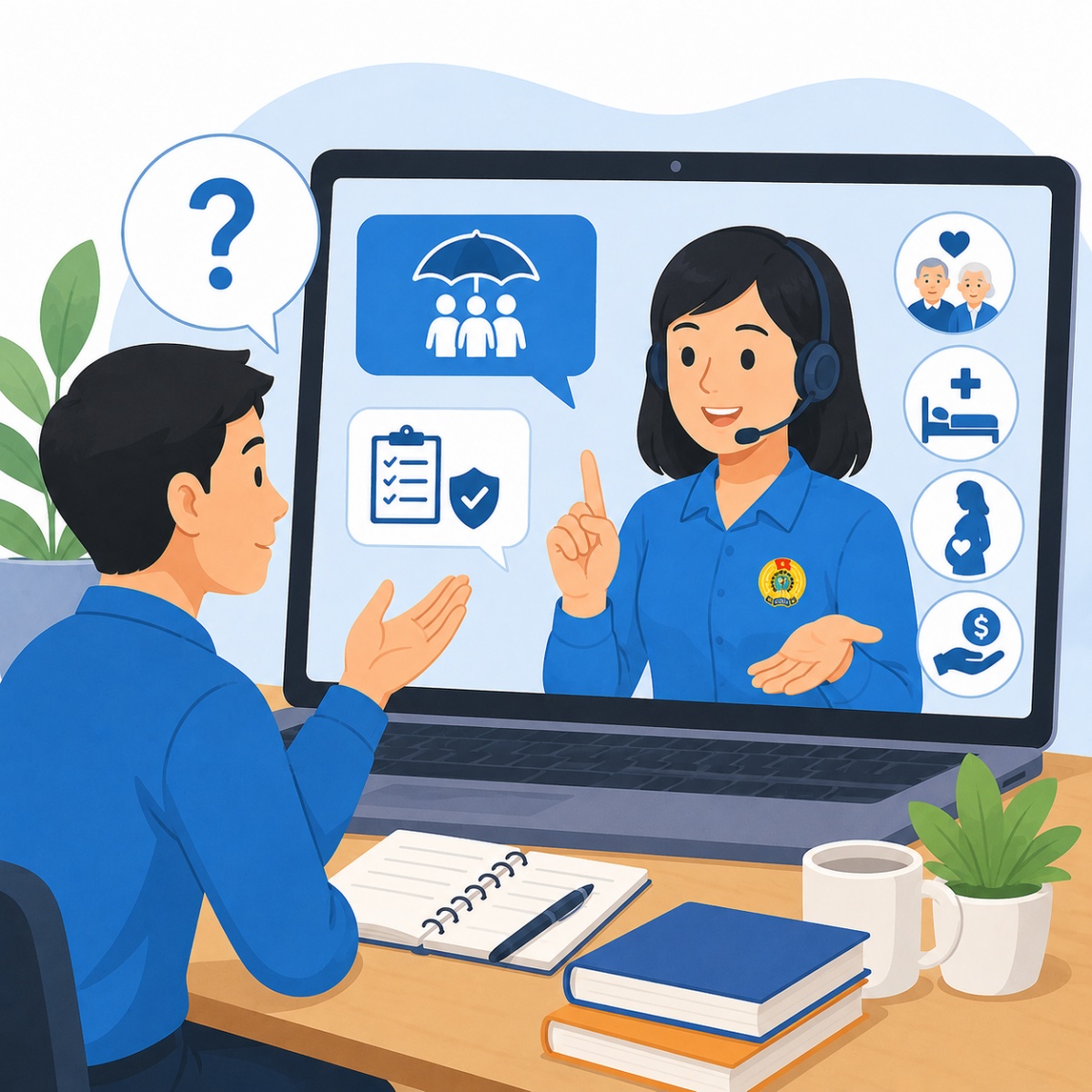 “Đoàn viên hỏi - Công đoàn trả lời” số 2: Giải đáp trực tuyến về bảo hiểm xã hội cho người lao động