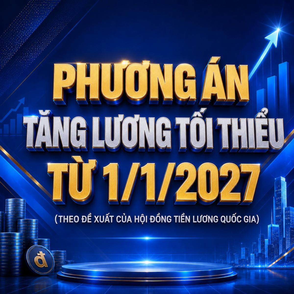 Phương án tăng lương tối thiểu từ 1.1.2027