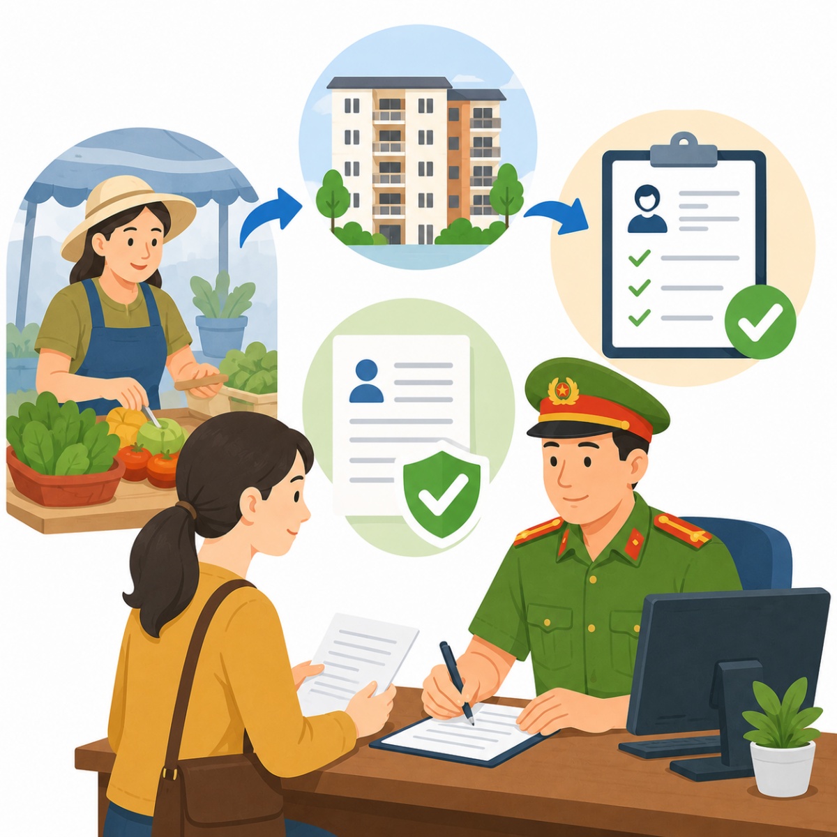 Lao động tự do xác nhận thu nhập mua nhà ở xã hội ở đâu?