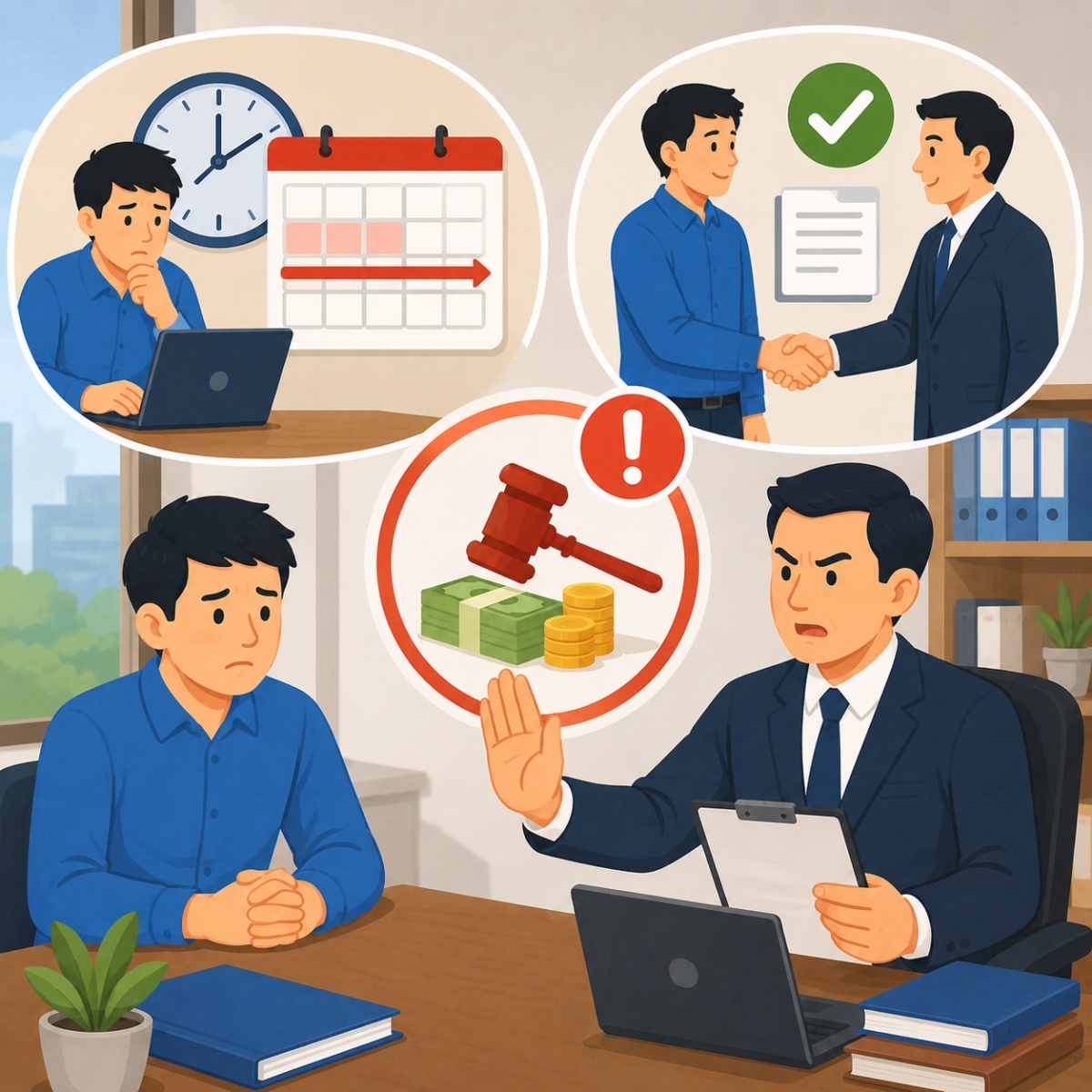 Danh nghiệp yêu cầu lao động thử việc quá thời gian có thể bị phạt tới 5 triệu đồng