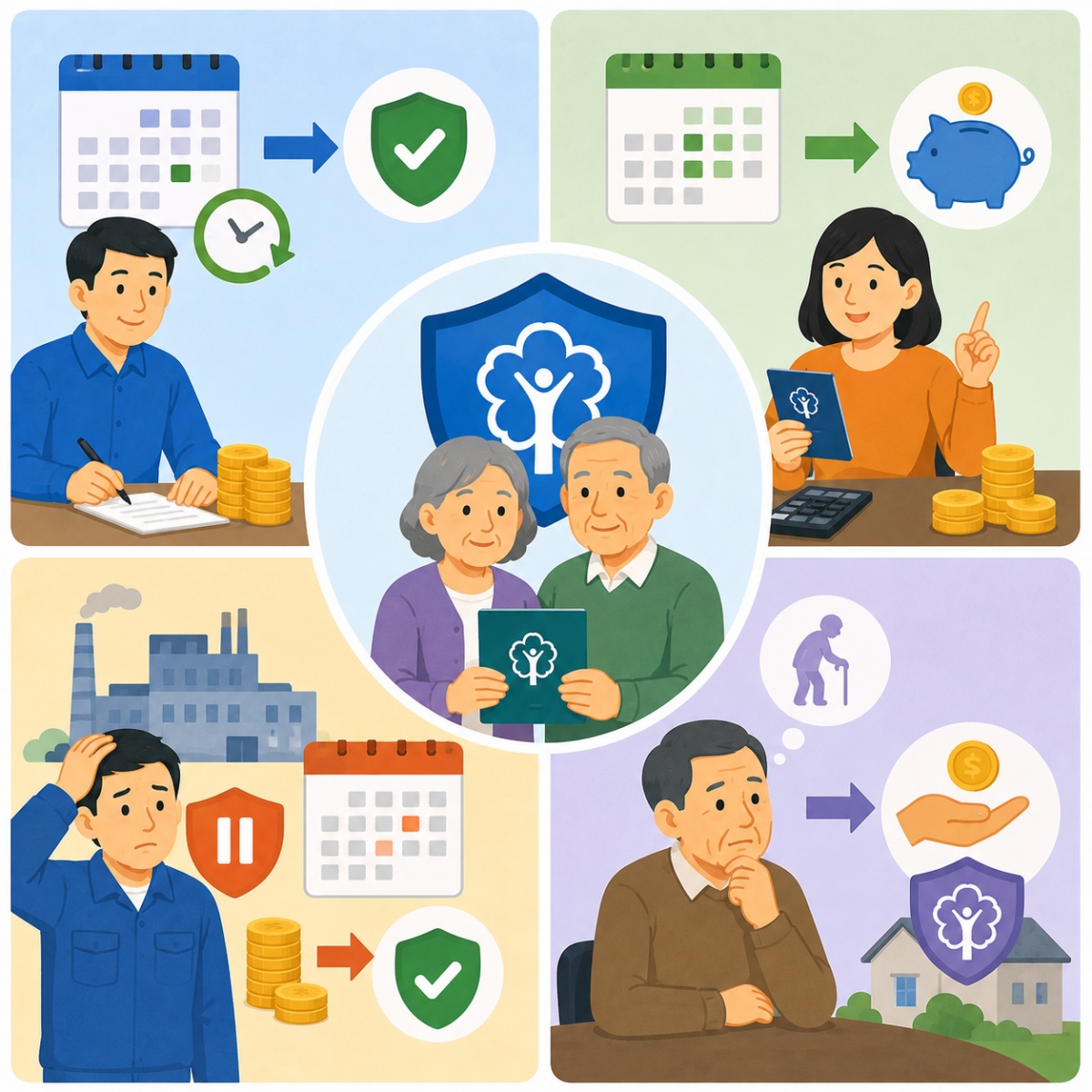 Những trường hợp được đóng bù BHXH để đủ điều kiện hưởng lương hưu