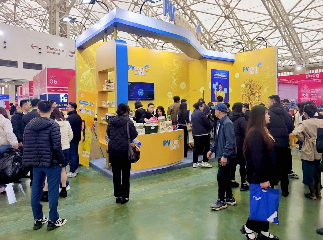 PVcomBank đồng hành Hội chợ Mùa Xuân 2026: Lan tỏa giá trị thịnh vượng đầu năm