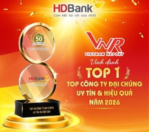 Gia nhập nhóm ngân hàng có quy mô tài sản trên 1 triệu tỷ đồng, HDBank tiếp tục nâng tầm chất lượng tăng trưởng