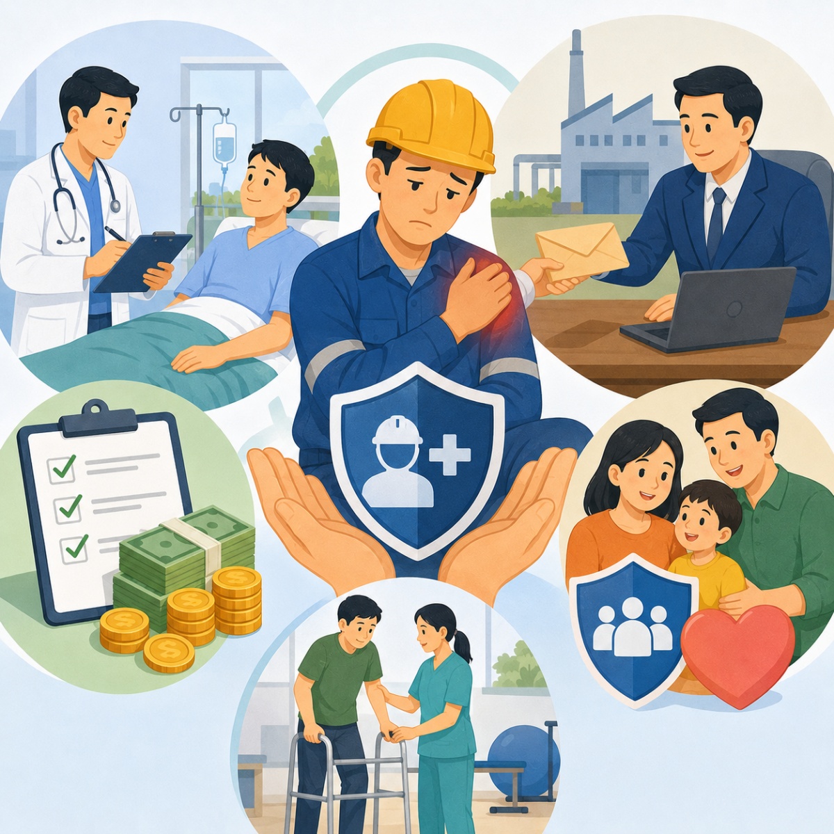 Cập nhật mức hưởng chế độ bệnh nghề nghiệp mới nhất, người lao động cần biết