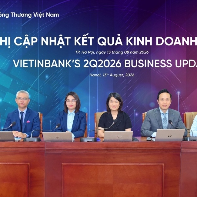 VietinBank 6 tháng đầu năm 2026: Làm chủ năng lực chuyển đổi số, giữ đà tăng trưởng bền vững