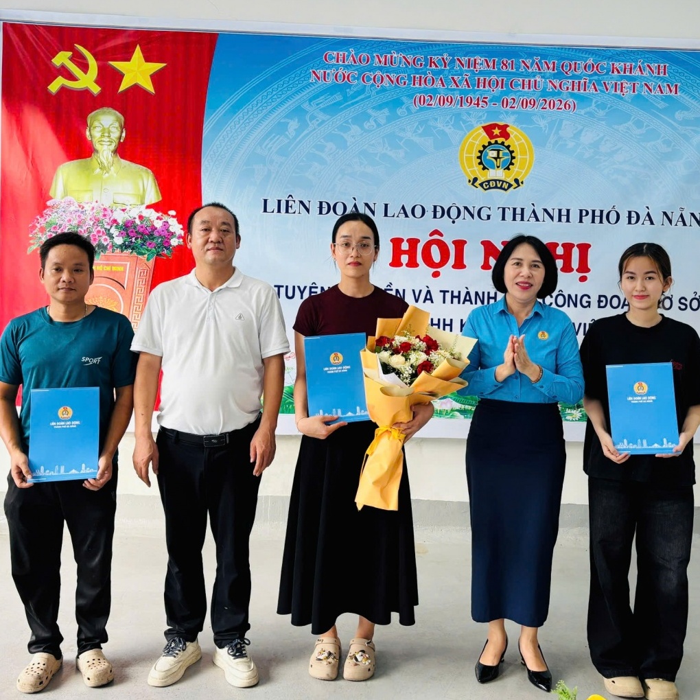 Đà Nẵng: Thành lập Công đoàn cơ sở Công ty TNHH Kiến Phong Việt Nam