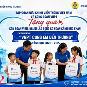 Lan toả yêu thương từ chương trình “VNPT cùng em đến trường”