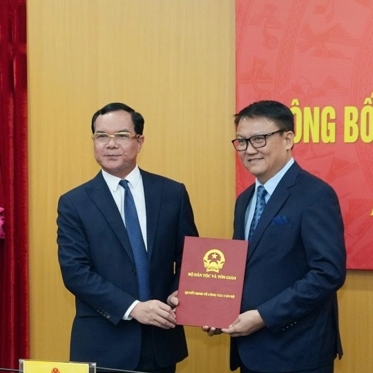 Tiến sĩ Lê Cao Thắng được bổ nhiệm Giám đốc Học viện Dân tộc và Tôn giáo