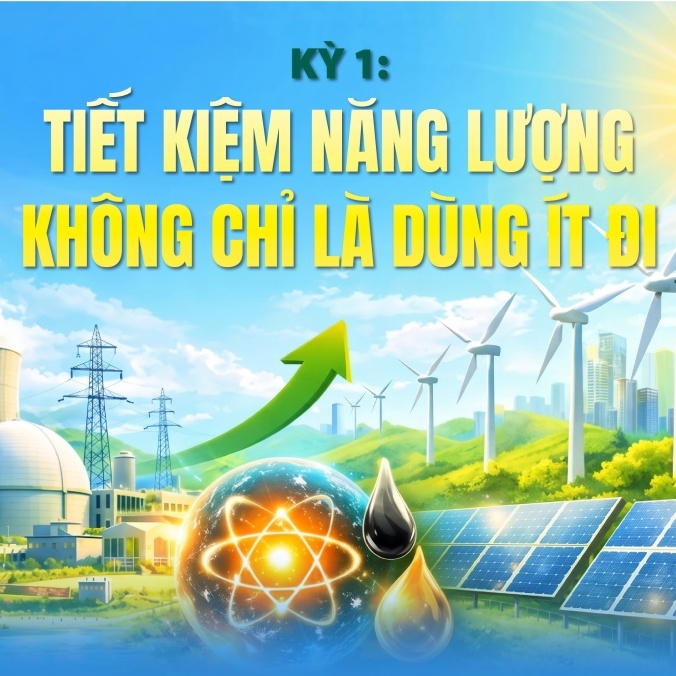 Kỳ 1: Tiết kiệm năng lượng không chỉ là dùng ít đi
