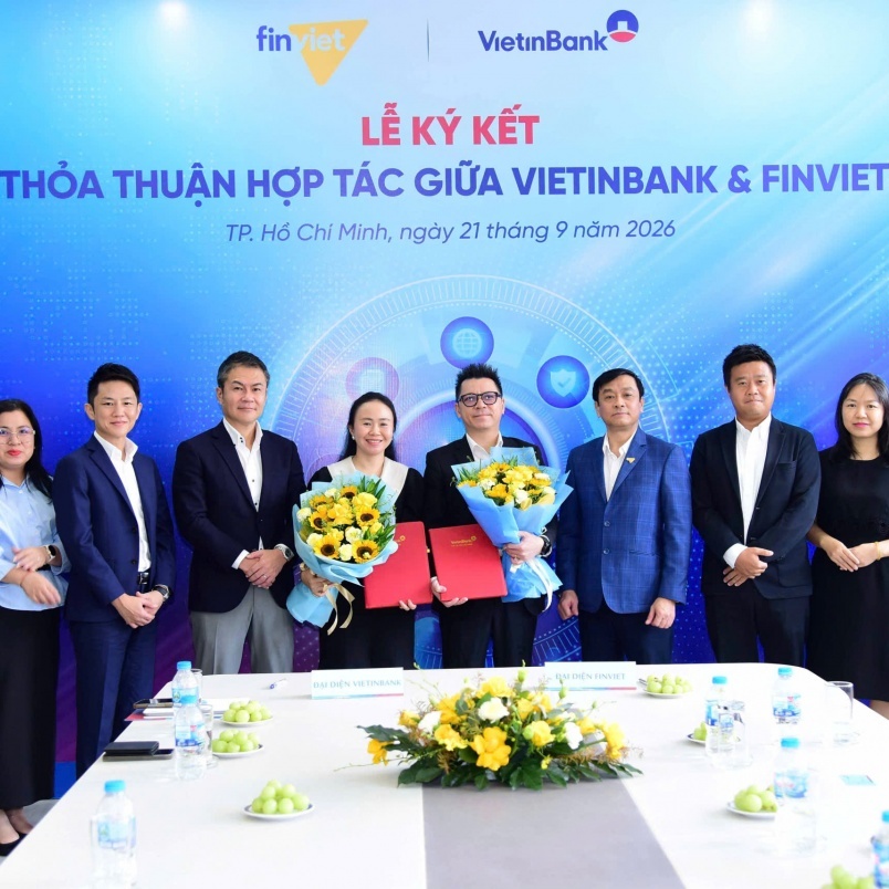 VietinBank hợp tác Finviet xây dựng hệ sinh thái tài chính số dành cho hộ kinh doanh