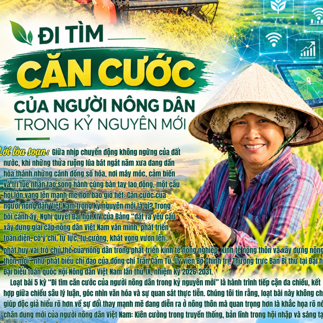 Đi tìm căn cước của người nông dân trong kỷ nguyên mới - Kỳ 1: Từ “người cày có ruộng” đến “người nông dân thời 4.0”