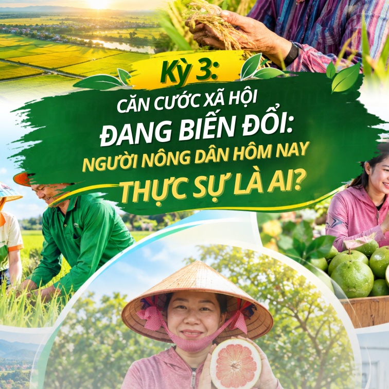 Đi tìm căn cước của người nông dân trong kỷ nguyên mới - Kỳ 3: Căn cước xã hội đang biến đổi: Người nông dân hôm nay thực sự là ai?