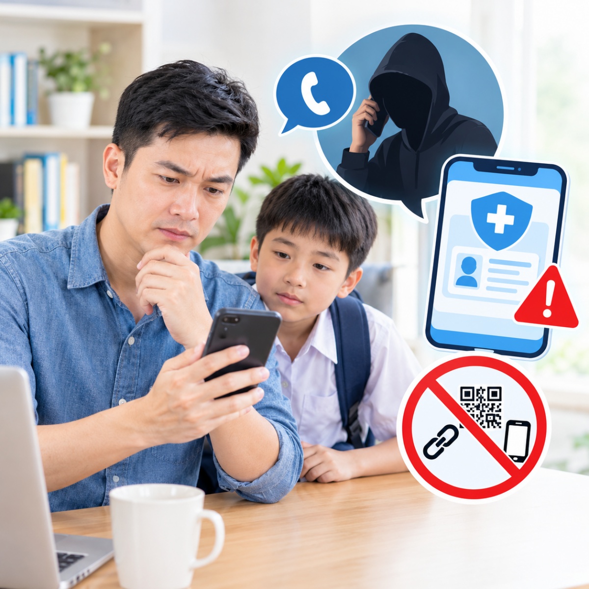 Cảnh giác thủ đoạn “tích hợp bảo hiểm y tế” cho con, người lao động cần biết
