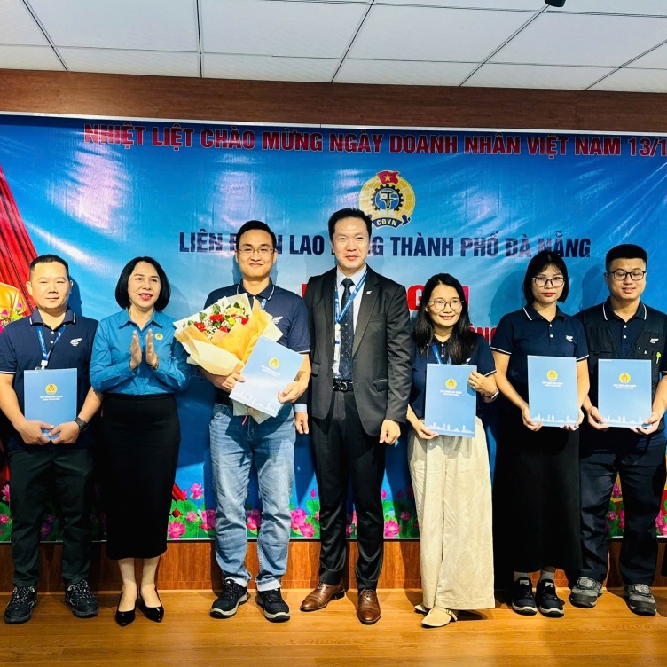 Đà Nẵng: Thành lập Công đoàn cơ sở KP Aerospace Việt Nam, kết nạp 185 đoàn viên