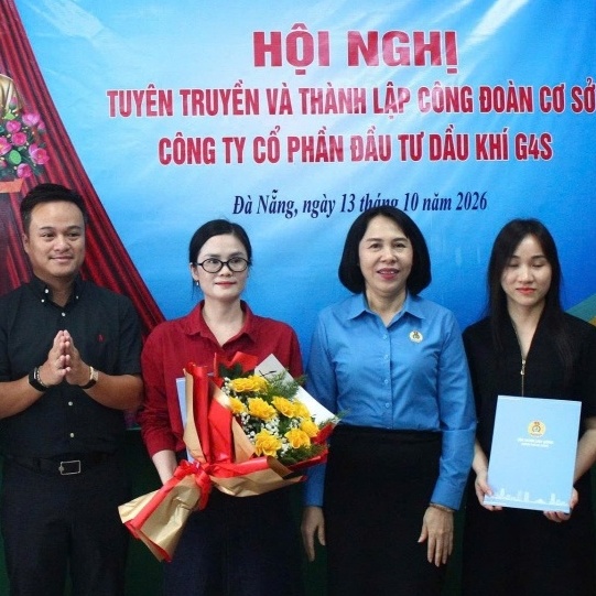 Đà Nẵng: Thành lập Công đoàn cơ sở Công ty Cổ phần Đầu tư dầu khí G4S