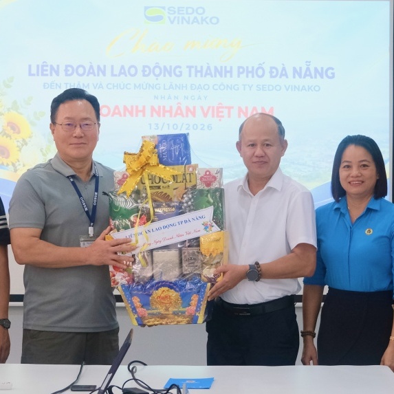 Công đoàn Đà Nẵng thăm hỏi, động viên doanh nghiệp nhân Ngày Doanh nhân Việt Nam
