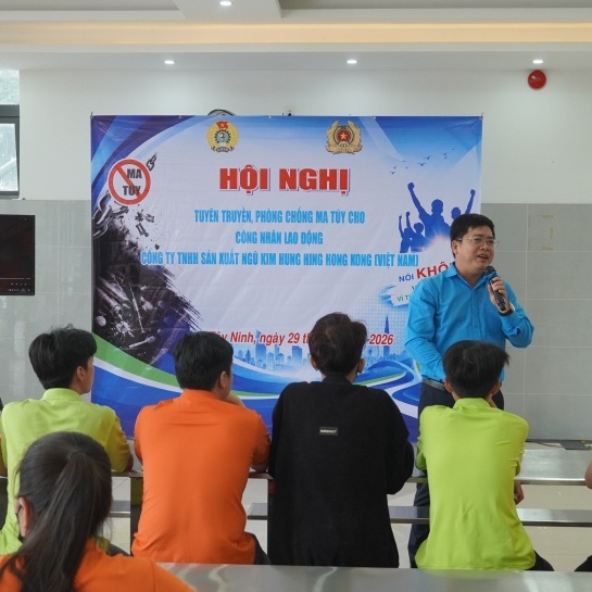 Tây Ninh đẩy mạnh tuyên truyền kiến thức phòng, chống ma túy đến công nhân