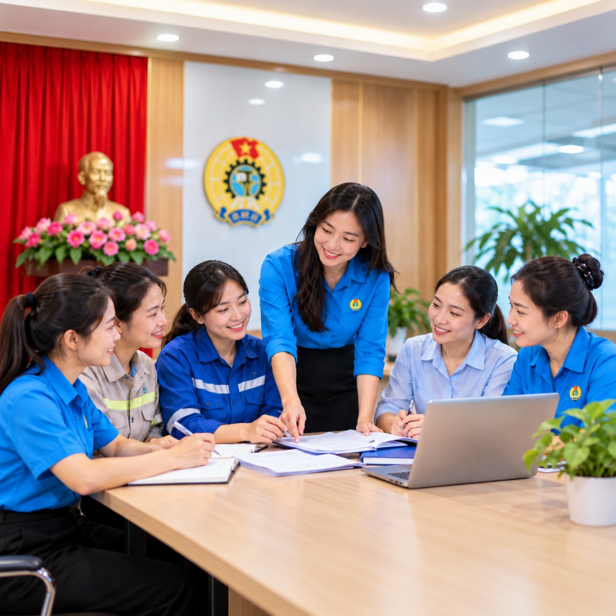 Công đoàn cơ sở có từ 10 đoàn viên nữ phải thành lập Ban Nữ công quần chúng