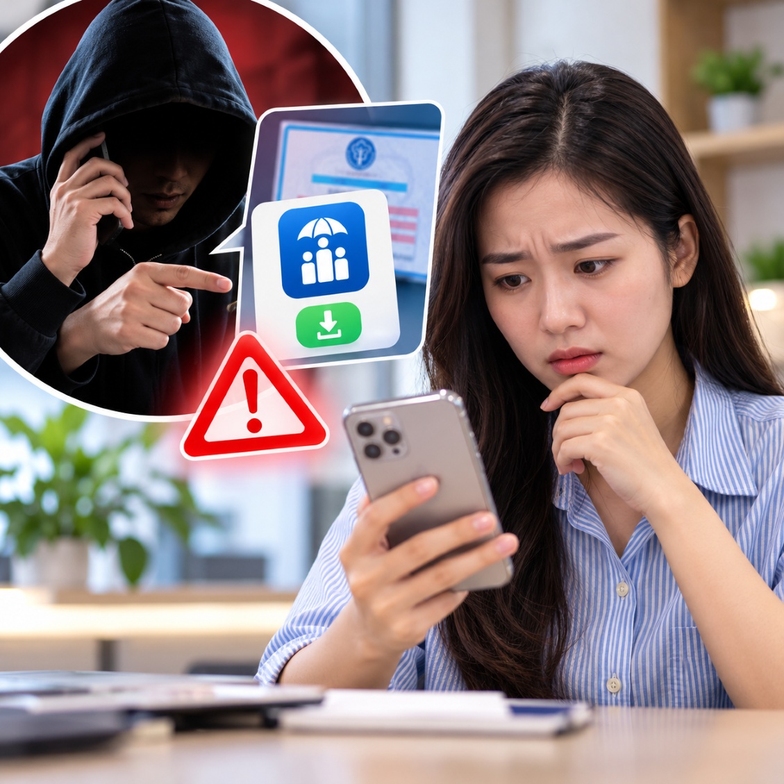 Cảnh báo lừa đảo cài đặt “thẻ Bảo hiểm xã hội điện tử”