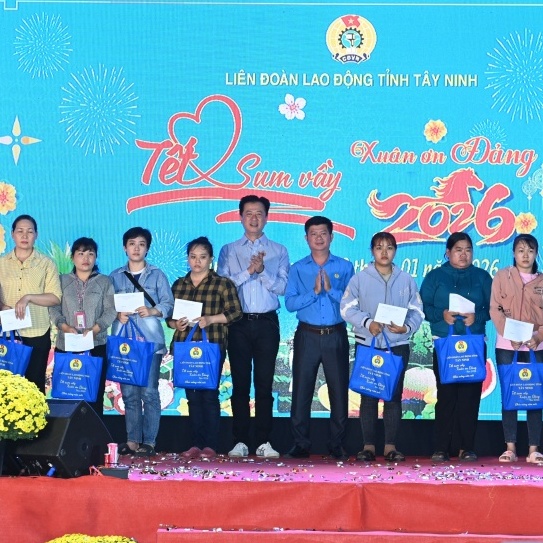 Tây Ninh dự kiến chăm lo Tết cho khoảng 57.000 đoàn viên, người lao động