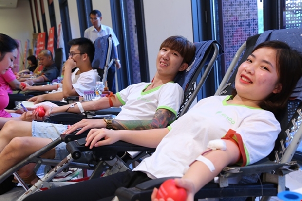 Hơn 500 tình nguyện viên tham gia Ngày hội hiến máu nhân đạo 2019