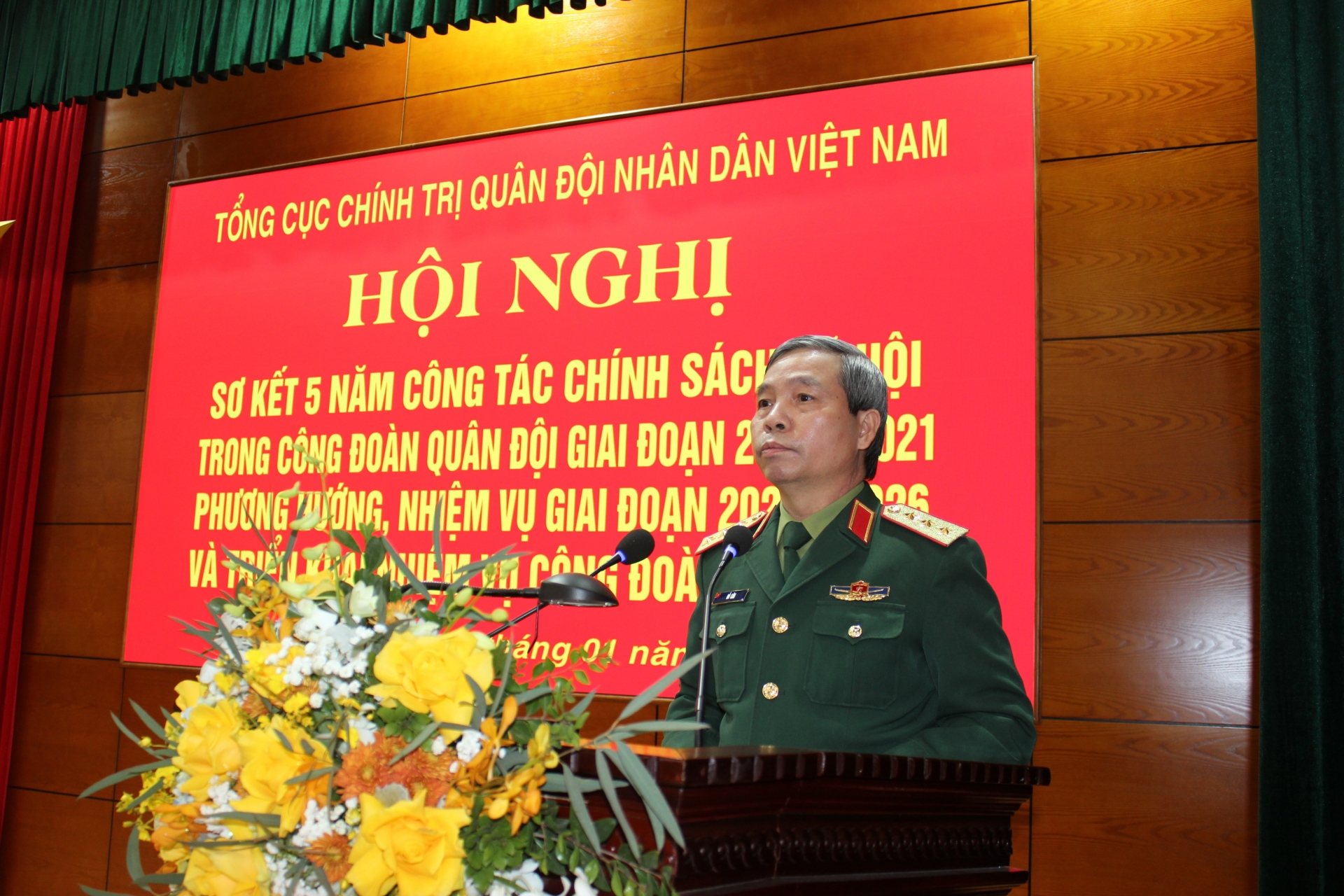 Công đoàn Quân đội tổ chức hội nghị Sơ kết 5 năm thực hiện công tác chính sách xã hội