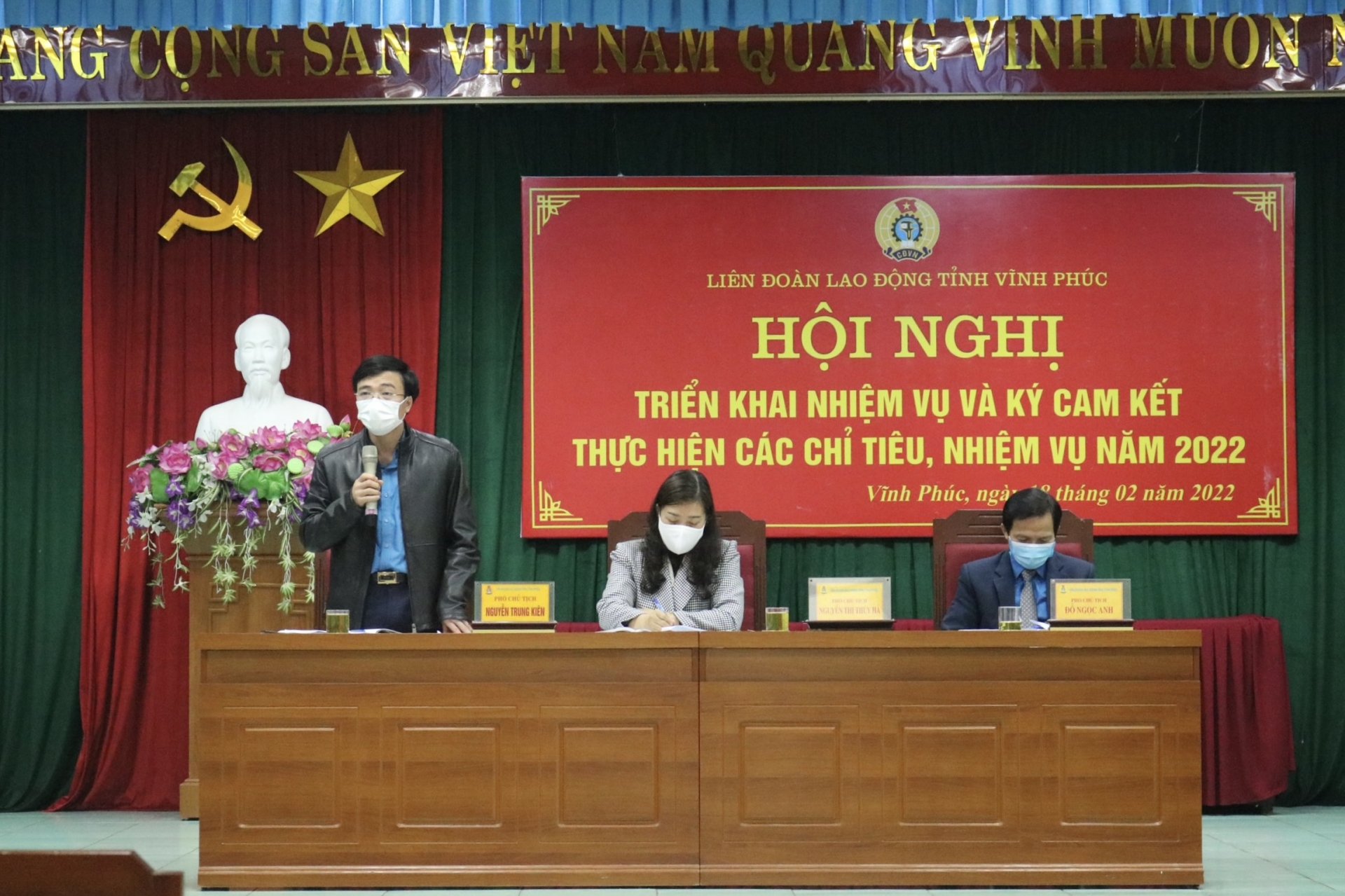 LĐLĐ tỉnh Vĩnh Phúc quyết tâm đạt và vượt chỉ tiêu được giao