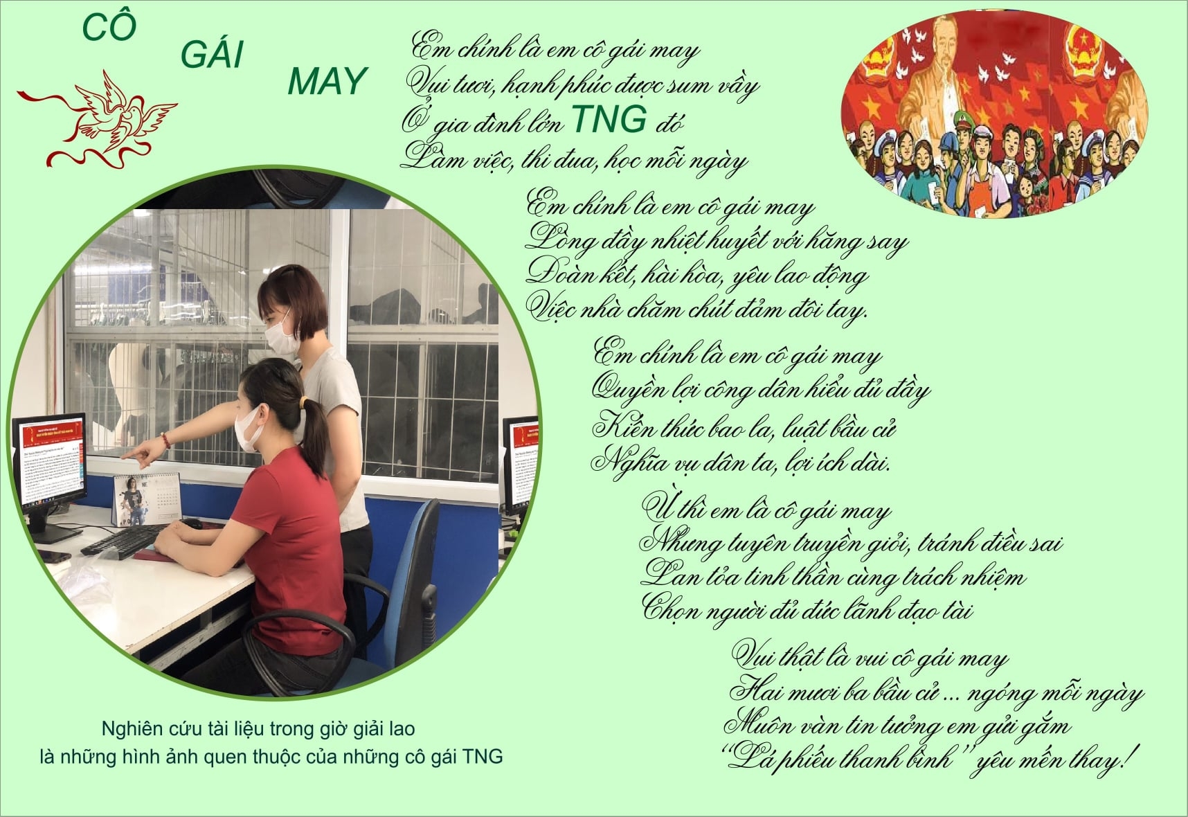 Hoạt động tuyên truyền bầu cử gần gũi và thiết thực, công nhân trách nhiệm với lá phiếu Hoạt động tuyên truyền bầu cử gần gũi và thiết thực, công nhân trách nhiệm với lá phiếu