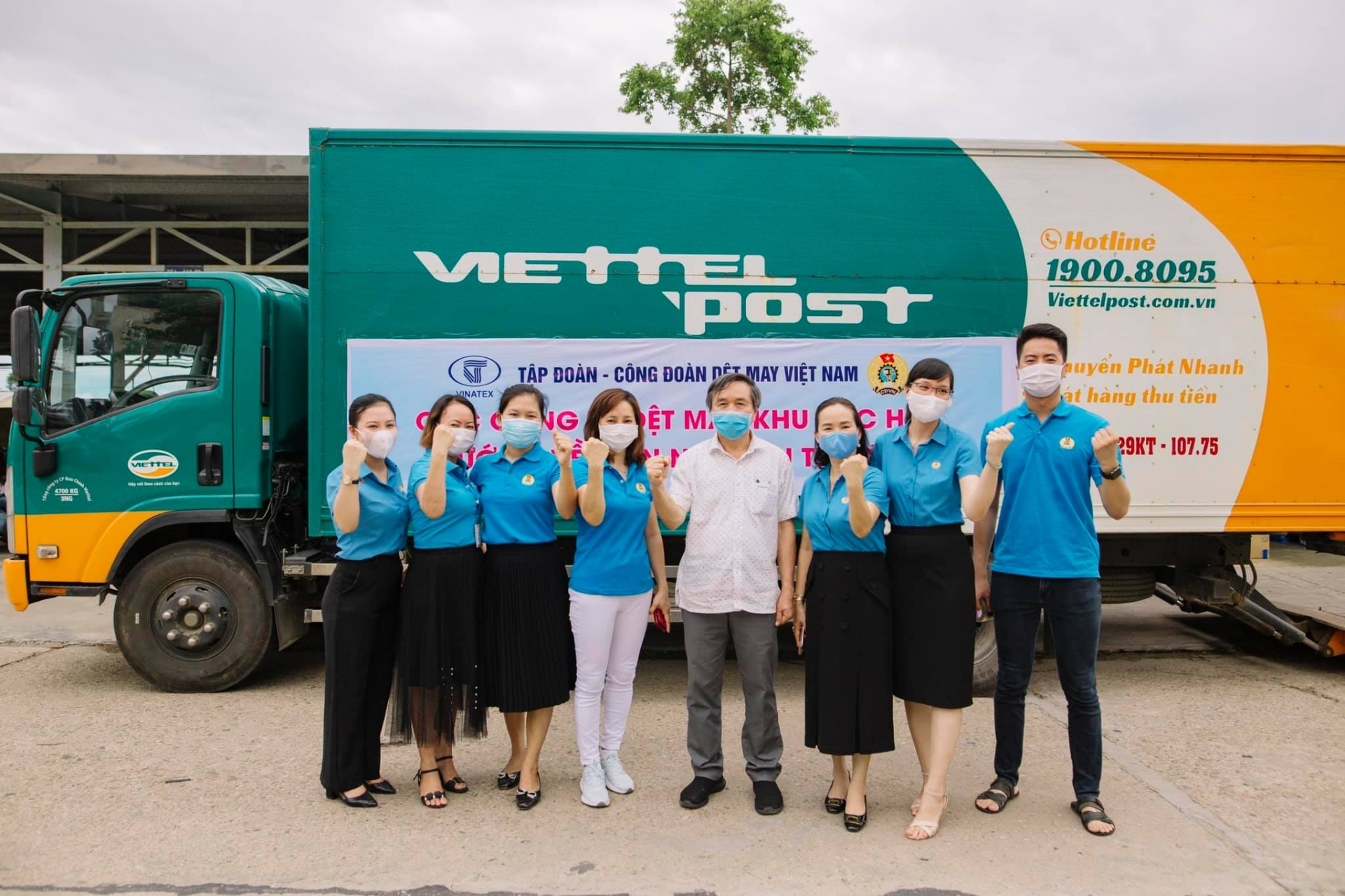 Công đoàn Dệt may chung tay hướng về miền Nam