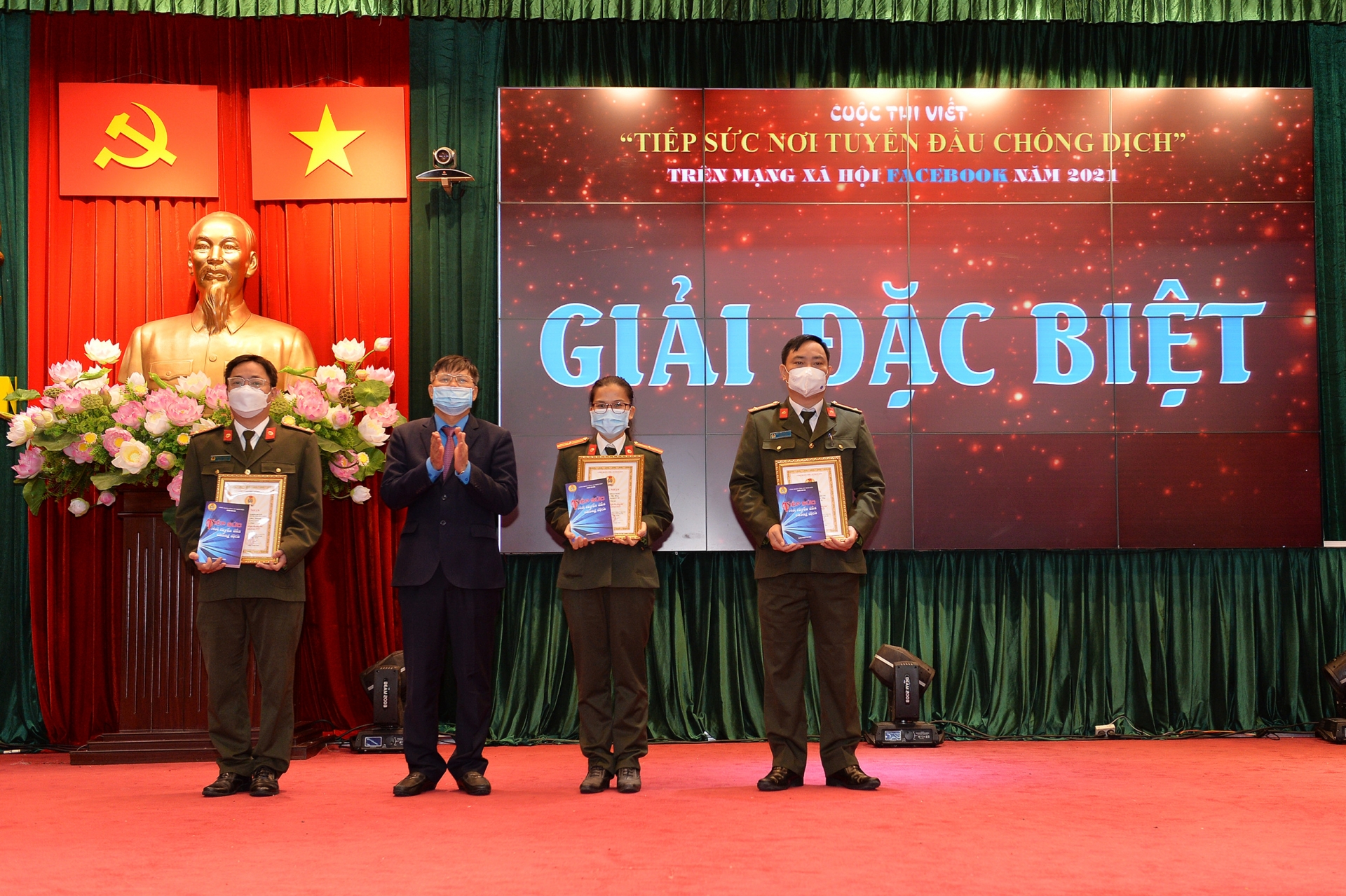 Công đoàn CAND tổ chức Hội nghị sơ kết công tác phòng, chống dịch Covid-19