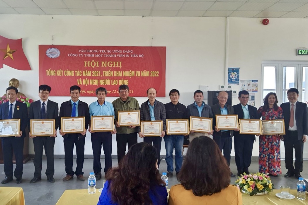 Hội nghị đại biểu người lao động Công ty In Tiến Bộ năm 2021