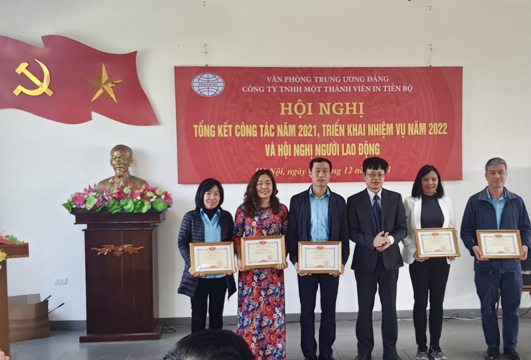 Hội nghị đại biểu người lao động Công ty In Tiến Bộ năm 2021