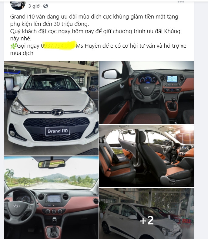 Hyundai Grand i10 bản cũ xả kho, giảm giá 40 triệu đồng