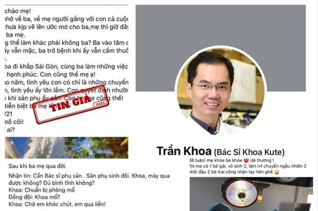 “Bác sĩ Khoa” và ma trận tin giả “Bác sĩ Khoa” và ma trận tin giả
