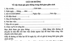 Đi ra đường trong thời gian giãn cách tại Hà Nội cần những giấy tờ gì?
