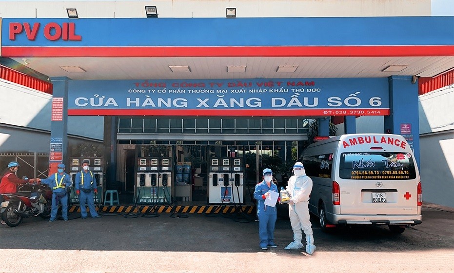PVOIL tài trợ xăng dầu cho các nhóm thiện nguyện PVOIL tài trợ xăng dầu cho các nhóm thiện nguyện
