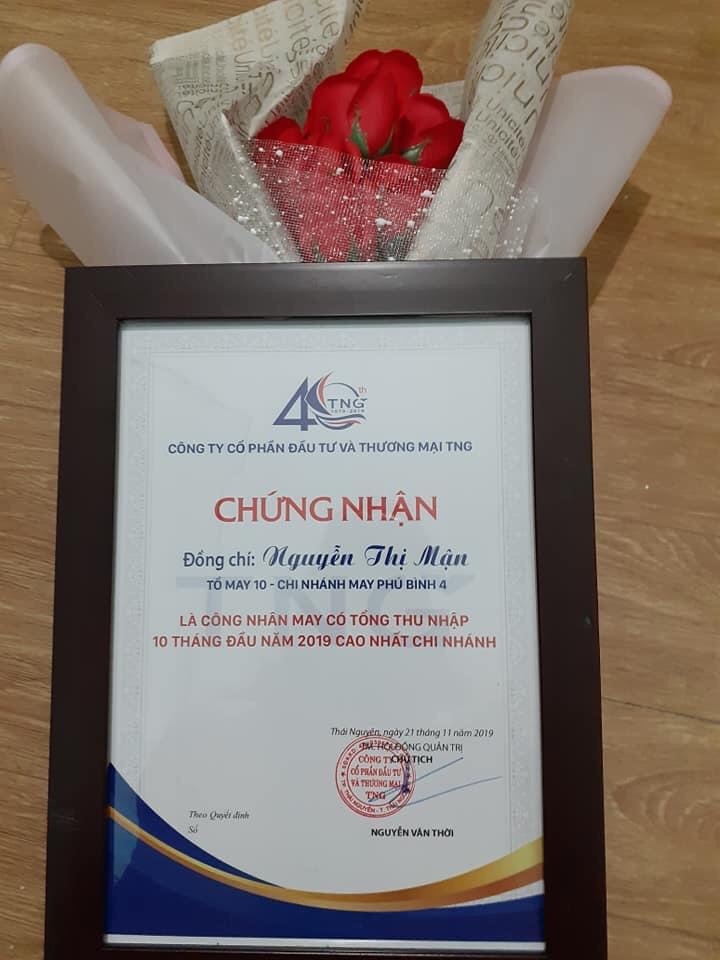 Vươn lên trở thành một trong nhóm công nhân có thu nhập cao nhất