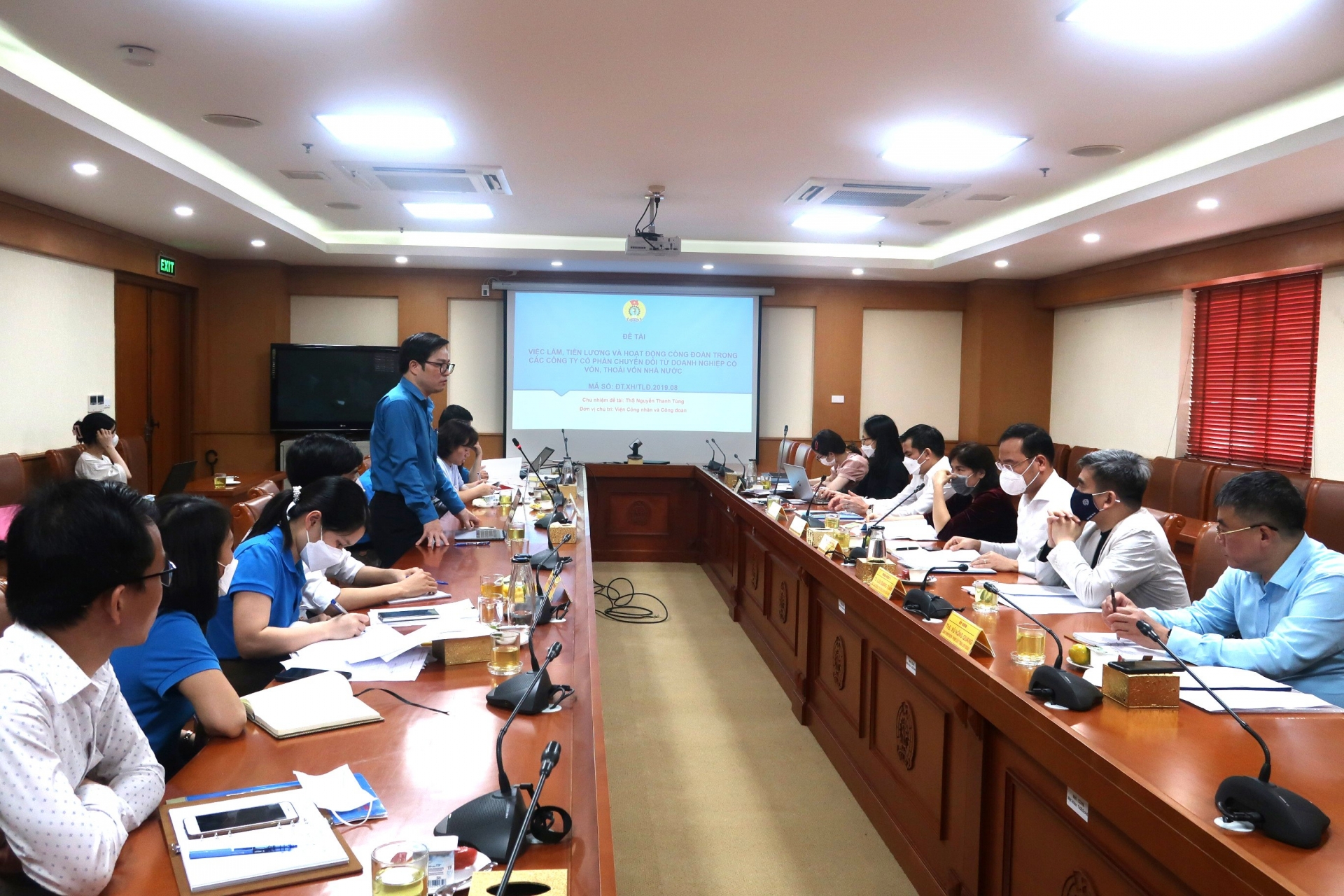 Nghiệm thu đề tài nghiên cứu khoa học cấp Tổng Liên đoàn
