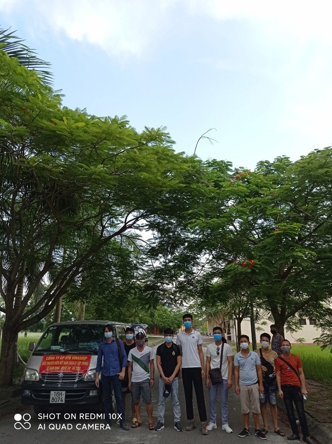 Đưa thuyền viên hoàn thành cách ly về nhà an toàn