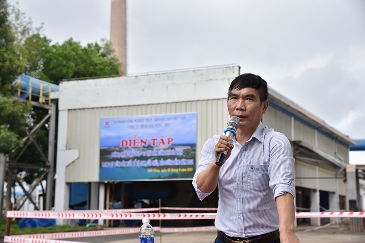 Nhôm Đăk Nông diễn tập phòng, chống dịch Covid-19 trong đợt sửa chữa nhà máy Nhôm Đăk Nông diễn tập phòng, chống dịch Covid-19 trong đợt sửa chữa nhà máy