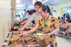 Bếp ăn an toàn cho cán bộ, giảng viên