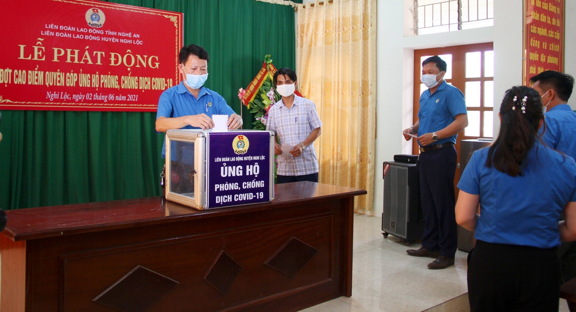LĐLĐ huyện Nghi Lộc (Nghệ An) tổ chức chuỗi hoạt động chăm lo cho người lao động