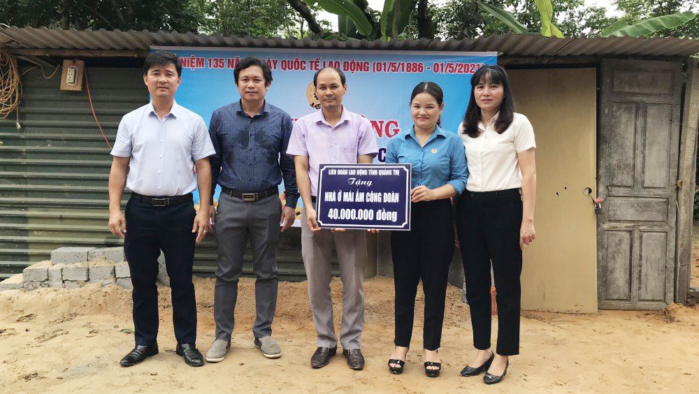 Công đoàn Quảng Trị: Trao niềm vui cho đoàn viên, NLĐ qua những ngôi nhà Mái ấm Công đoàn