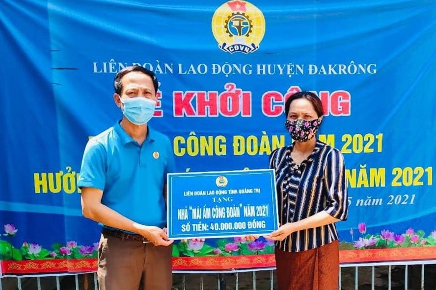 Công đoàn Quảng Trị: Trao niềm vui cho đoàn viên, NLĐ qua những ngôi nhà Mái ấm Công đoàn