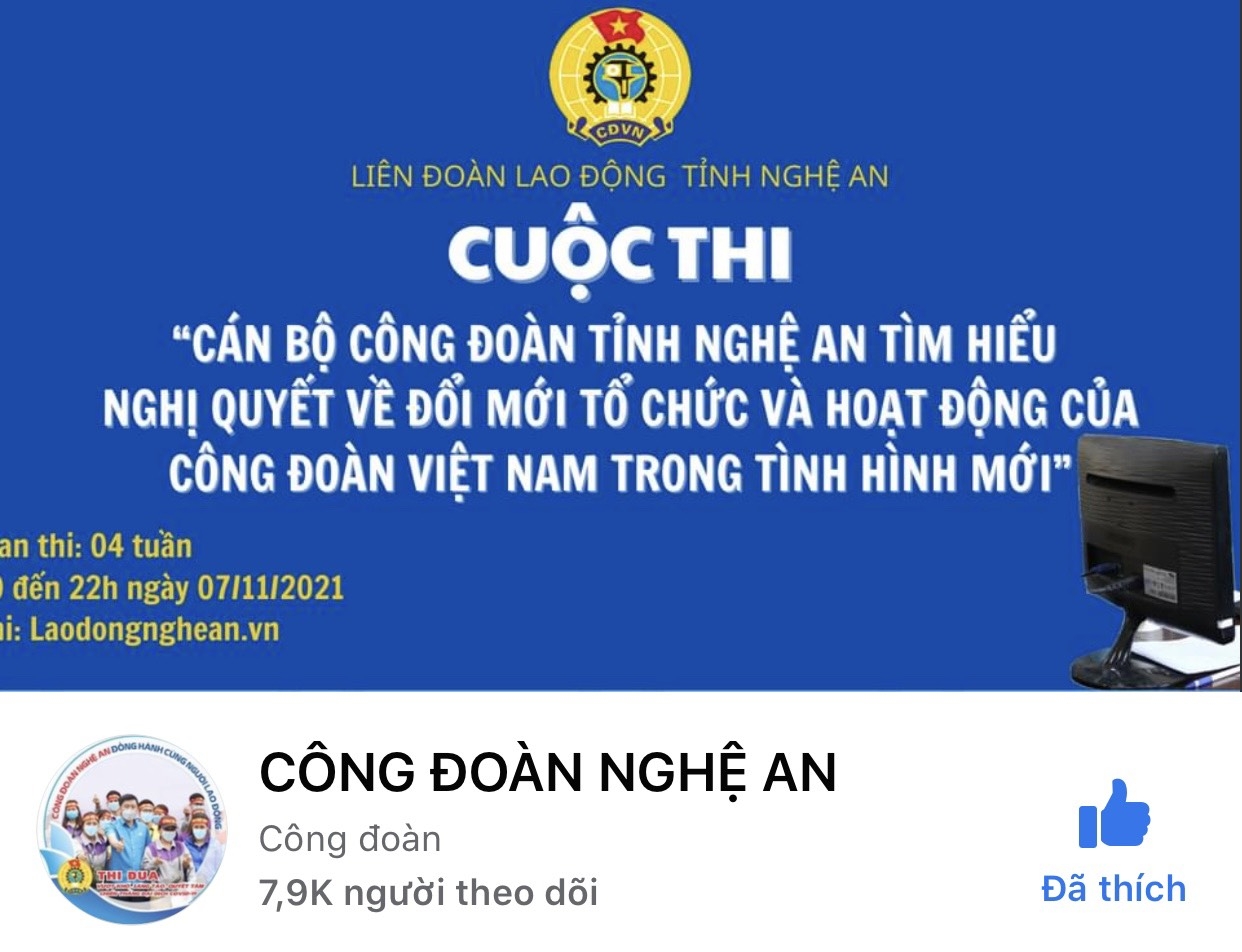 LĐLĐ Nghệ An: Điểm nhấn trong công tác tuyên giáo năm 2021