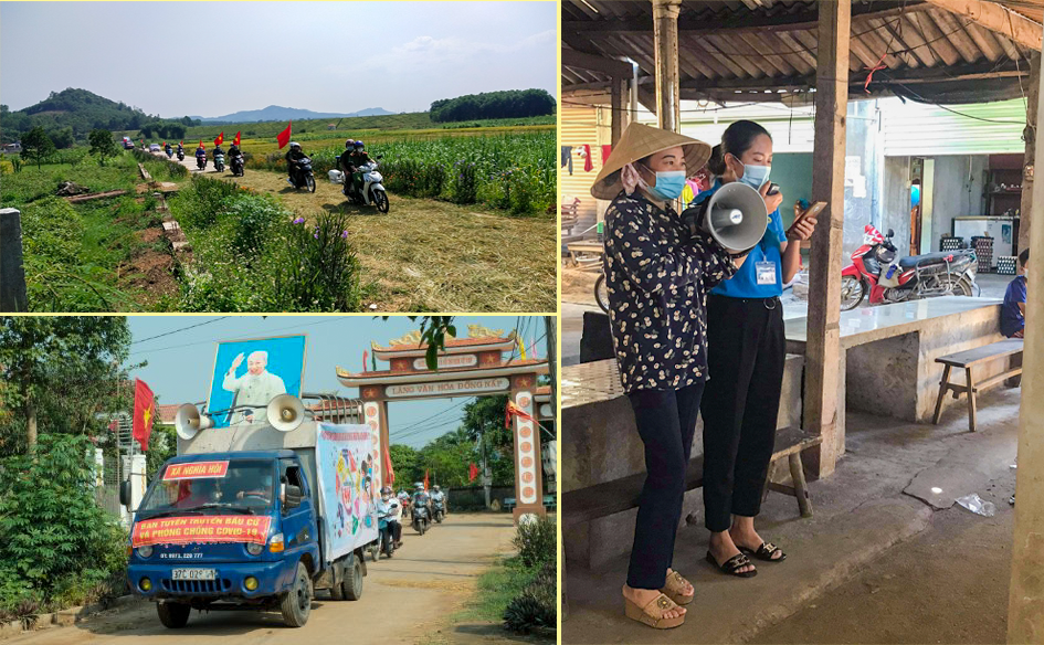 CĐCS huyện Nghĩa Đàn thực hiện nhiều cách làm mới trong công tác phòng, chống dịch bệnh