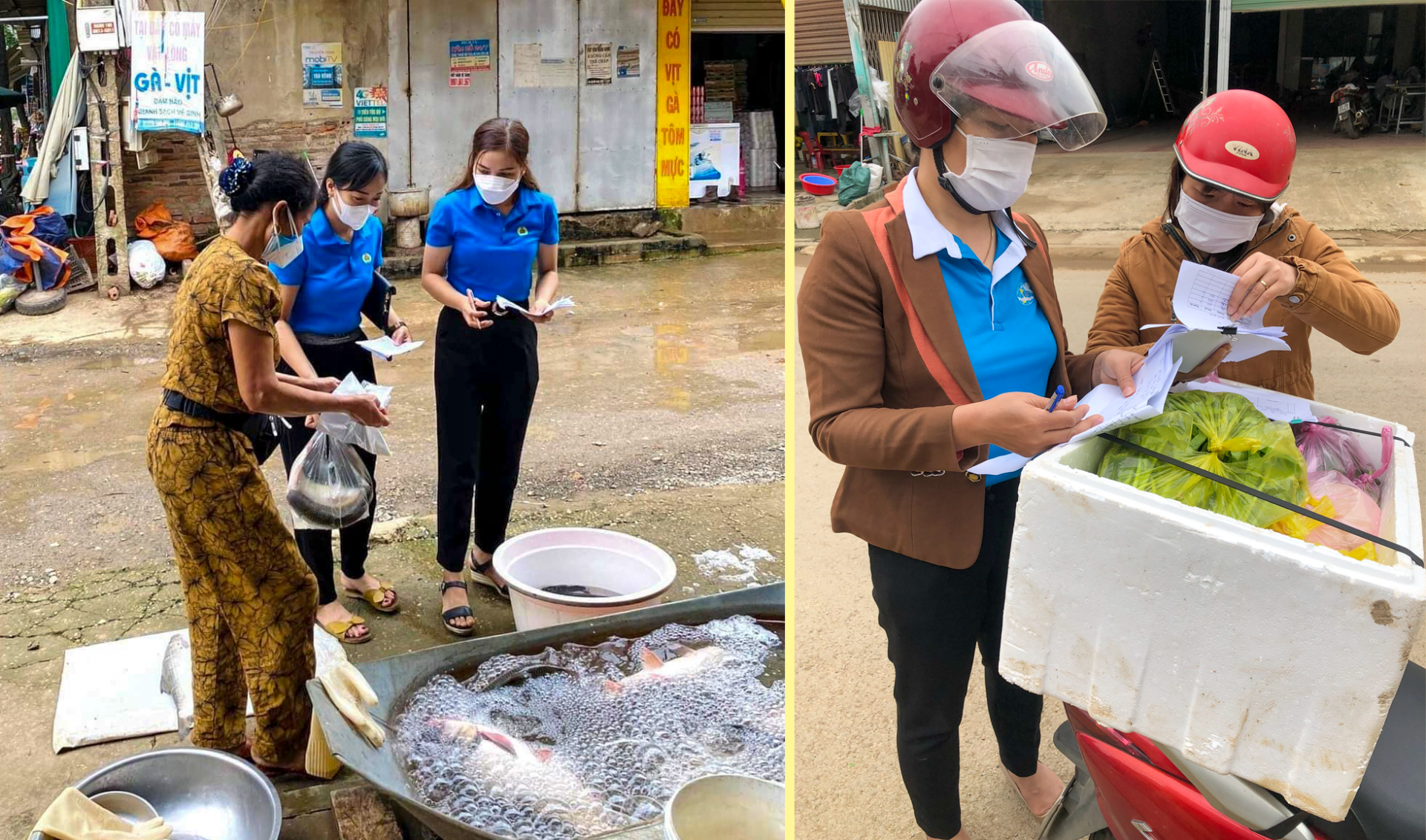 CĐCS huyện Nghĩa Đàn thực hiện nhiều cách làm mới trong công tác phòng, chống dịch bệnh