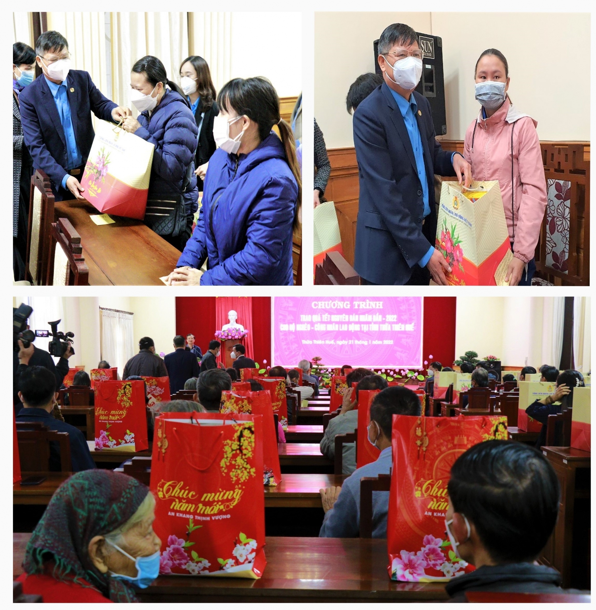Phó Thủ tướng Vũ Đức Đam thăm hỏi và trao quà Tết cho hộ nghèo, CNLĐ gặp khó khăn Phó Thủ tướng Vũ Đức Đam thăm hỏi và trao quà Tết cho hộ nghèo, CNLĐ gặp khó khăn