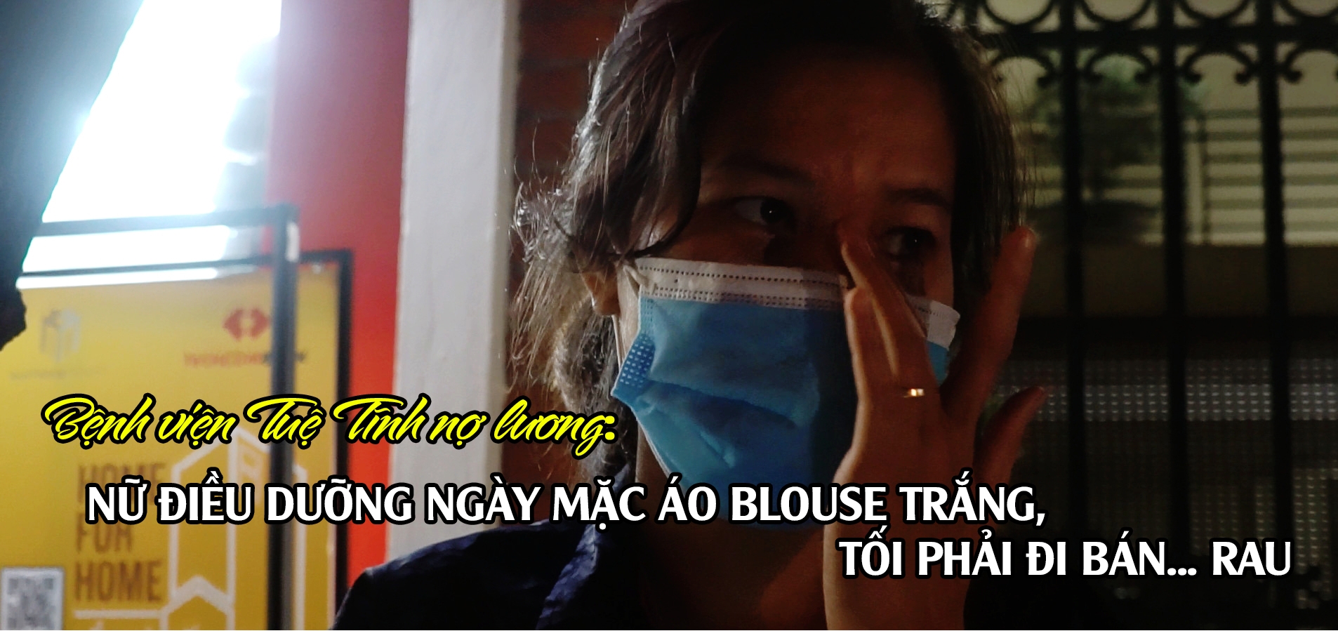 Nữ điều dưỡng ngày mặc áo blouse trắng, tối phải đi bán... rau Nữ điều dưỡng ngày mặc áo blouse trắng, tối phải đi bán... rau